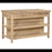 Tivu Reclaimed Wood Kitchen Island, Natural Wood