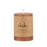 Rustic Soy Mini Pillar Candle, Rust