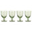 Yala Hammered Wine Glasses (Set of 4), Sage Green