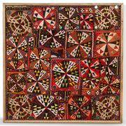 Framed Indian Embroidered Textile Wall Art