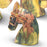 Set of Three Carved Painted Horses