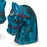 Set of Three Carved Blue Horses