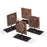 Wooden Flower Panel on Iron Stand