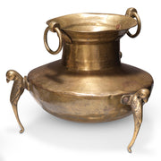 Vintage Brass Milk Pot on Stand