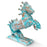 Carved Wooden Leaping Horse
