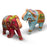Painted Carved Elephant