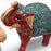 Painted Carved Elephant