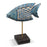 Painted Wooden Bream Fish on Stand