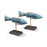 Pair of Painted Wooden Barracuda