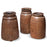Vintage Indian Wooden Storage Pot