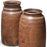 Vintage Indian Wooden Storage Pot