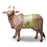 Painted Wooden Cow