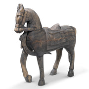 Carved Vintage Wooden Horse