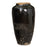 Tall Black Vintage Earthenware Jar
