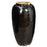 Tall Black Vintage Earthenware Jar