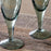 Yala Hammered Champagne Flutes (Set of 4), Sage Green