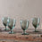 Yala Hammered Wine Glasses (Set of 4), Sage Green