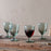Yala Hammered Wine Glasses (Set of 4), Sage Green
