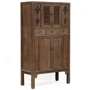 Oriental Lattice Door Cabinet