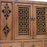Antique Natural Elm Storage Cabinet