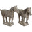 Pair of Rustic Carved Horses