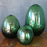 Green Glass Bud Vases