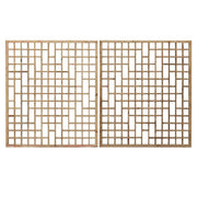 Lattice Wall Panels with Diamond Pattern