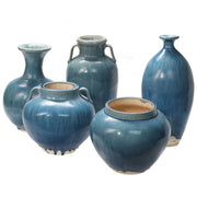 Blue Ceramic Chinese Jar