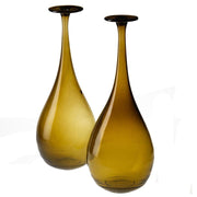 Brown Glass Bud Vase