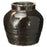 Brown Glazed Stoneware Jar