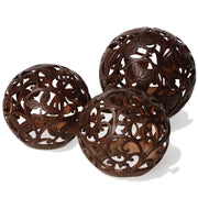Carved Coconut Ball, Small