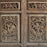Antique Chinese Carved Four Panel Screen