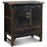 Antique Side Cabinet in Black Lacquer