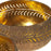 Carved Coconut Bowl T-Light Holder, Gold