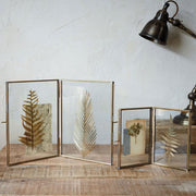 Folded Danta Antique Brass Frame