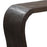 Curved Console Table, Chocolate