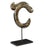 Carved Dragon on Stand, Brown