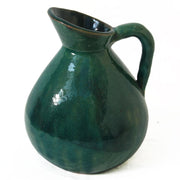 Green Ceramic Wide Jug