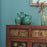Green Ceramic Wide Shoulder Vase