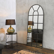 Imoma Full Length Iron Framed Arch Mirror