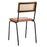 Iswa Leather and Rattan Dining Chair