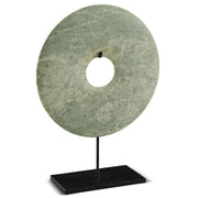 Green Jade Chinese Ring Bi Ornament