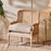 Kaziria Cane Armchair, Natural