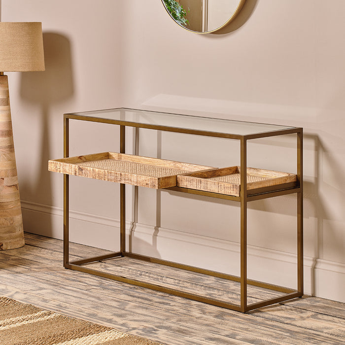 Luzon Display Console Table — Kayu Home