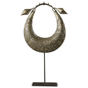 Miao Floral Necklace on Stand