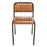 Narwana Ribbed Leather Dining Chair