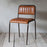 Narwana Ribbed Leather Dining Chair