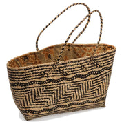 Rattan Bag with Batik Lining, Small