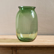 Vanita Glass Vase, Green