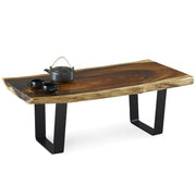 Walnut Slab Top Coffee Table